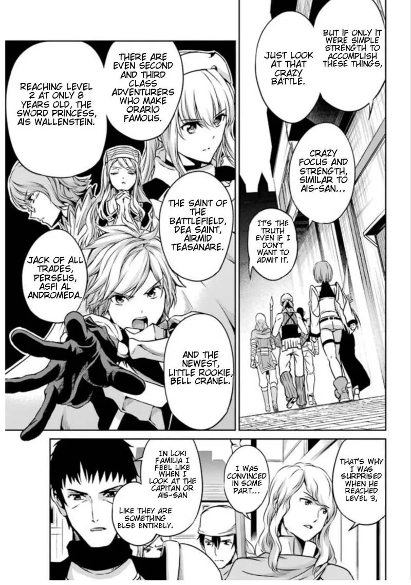 Dungeon ni Deai wo Motomeru no wa Machigatte Iru Darou ka Gaiden - Sword Oratoria Chapter 60 page 13