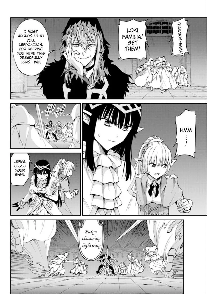Dungeon ni Deai wo Motomeru no wa Machigatte Iru Darou ka Gaiden - Sword Oratoria Chapter 64 page 34