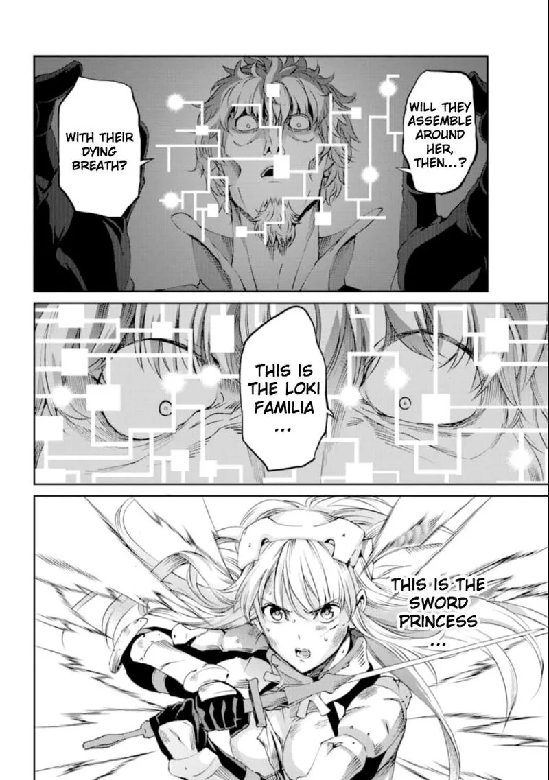 Dungeon ni Deai wo Motomeru no wa Machigatte Iru Darou ka Gaiden - Sword Oratoria Chapter 66 page 36