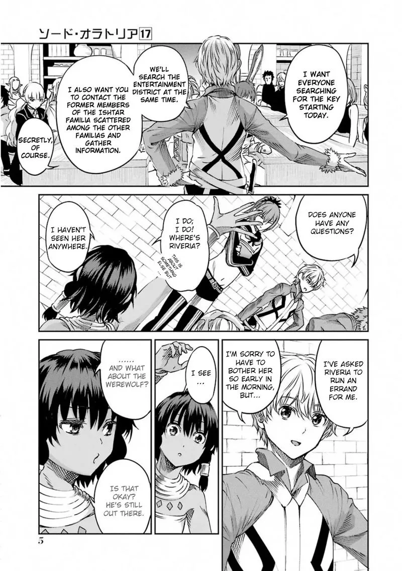 Dungeon ni Deai wo Motomeru no wa Machigatte Iru Darou ka Gaiden - Sword Oratoria Chapter 71 page 6
