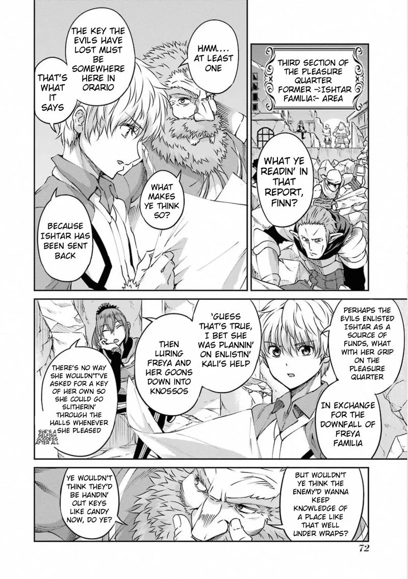 Dungeon ni Deai wo Motomeru no wa Machigatte Iru Darou ka Gaiden - Sword Oratoria Chapter 72 page 34