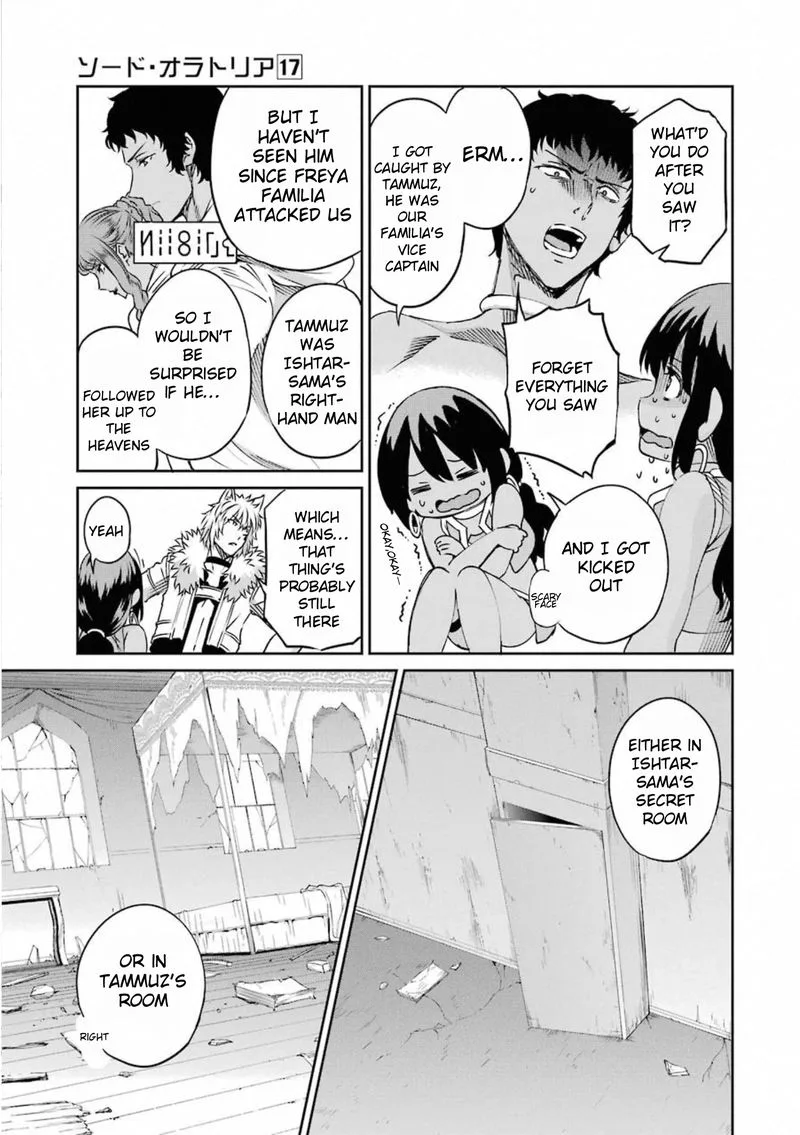 Dungeon ni Deai wo Motomeru no wa Machigatte Iru Darou ka Gaiden - Sword Oratoria Chapter 72 page 39