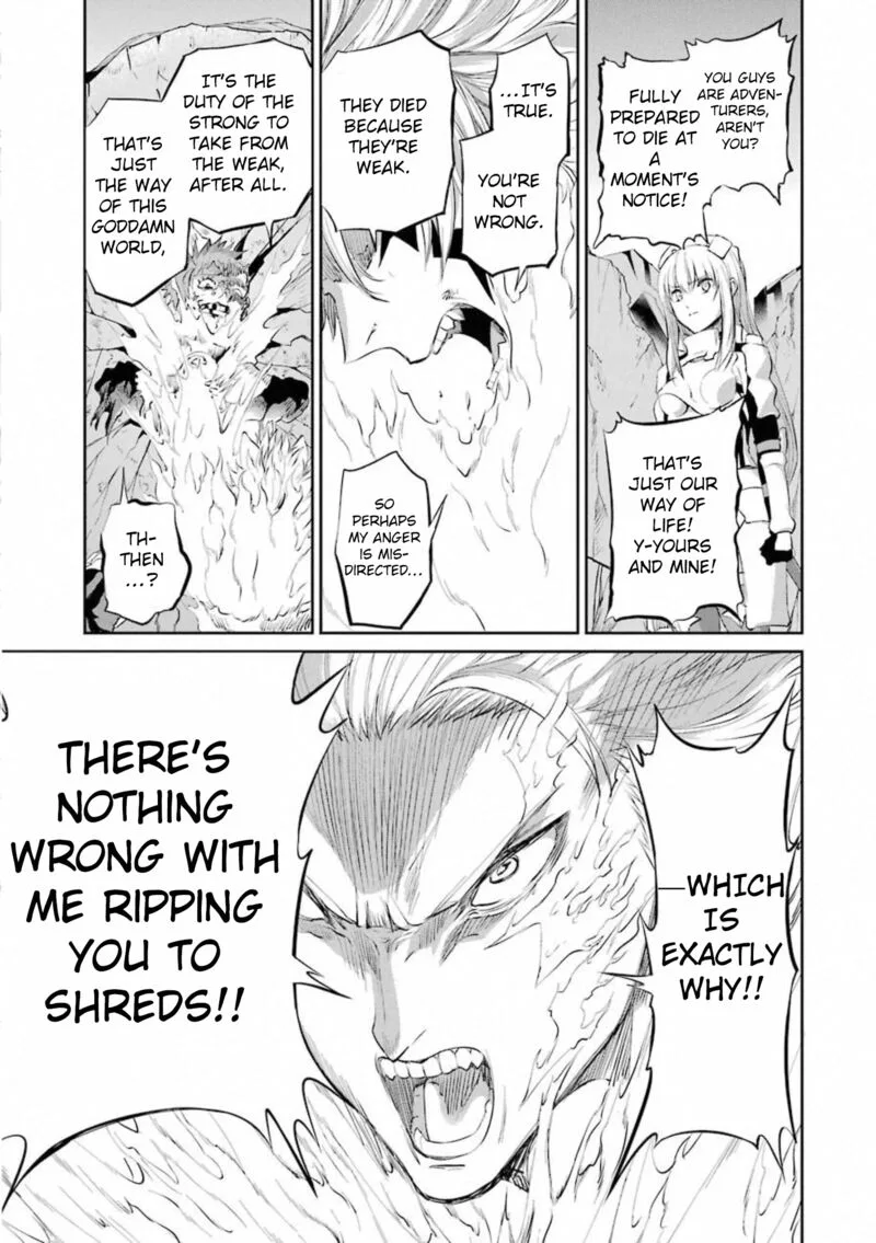 Dungeon ni Deai wo Motomeru no wa Machigatte Iru Darou ka Gaiden - Sword Oratoria Chapter 76 page 40