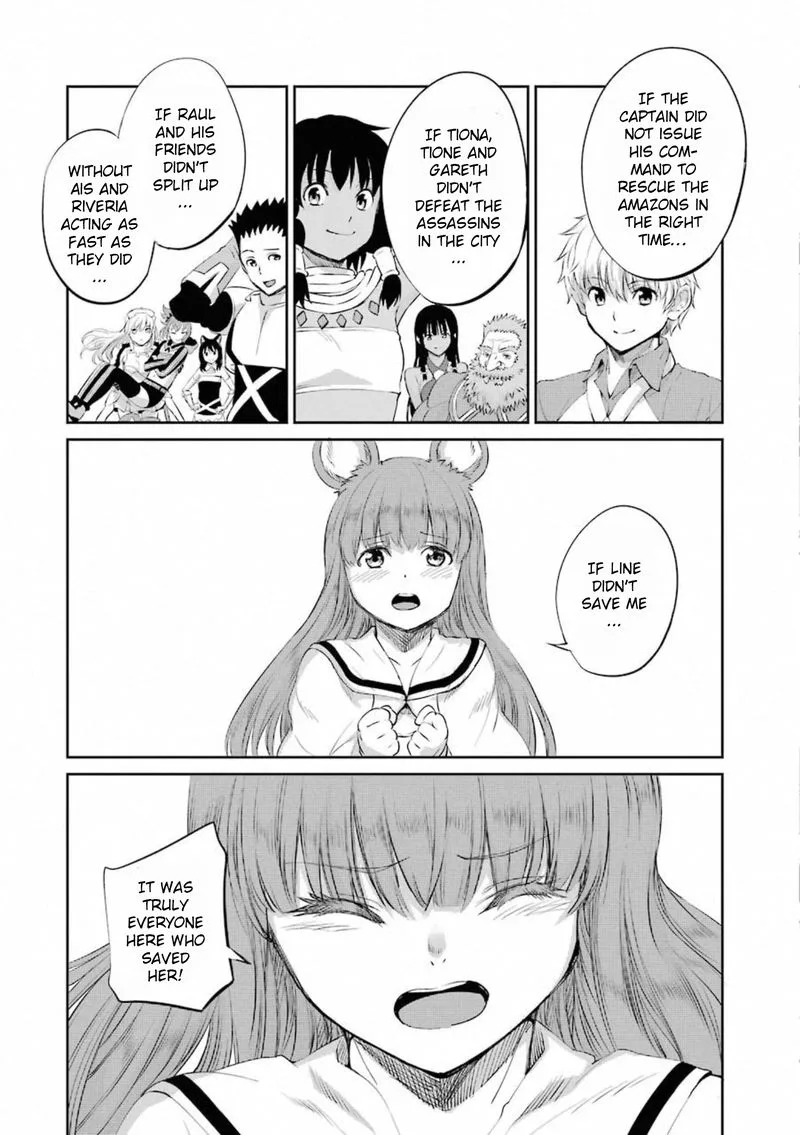 Dungeon ni Deai wo Motomeru no wa Machigatte Iru Darou ka Gaiden - Sword Oratoria Chapter 77 page 32