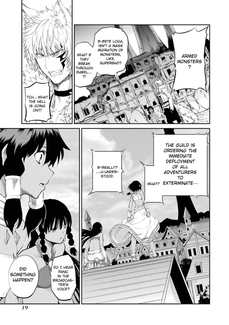 Dungeon ni Deai wo Motomeru no wa Machigatte Iru Darou ka Gaiden - Sword Oratoria Chapter 79 page 19
