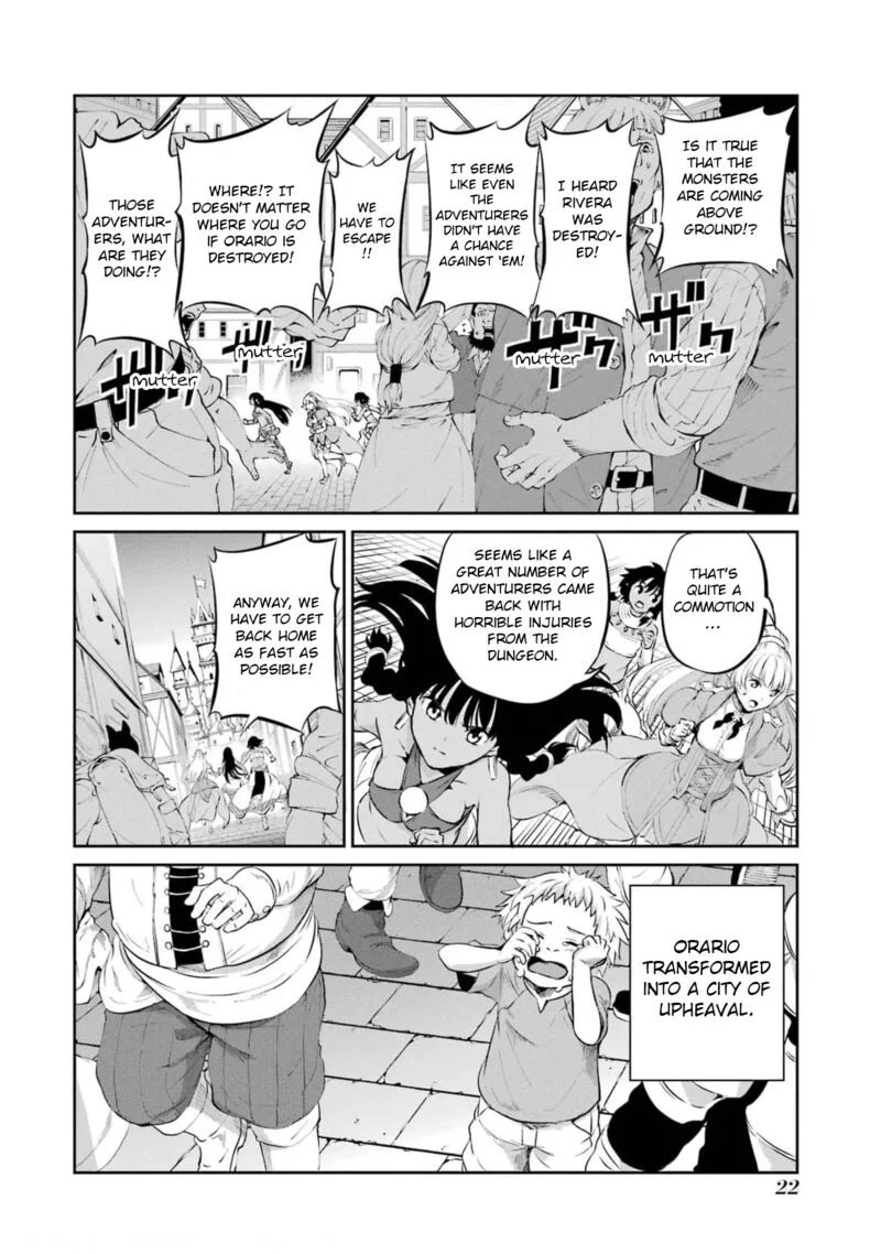 Dungeon ni Deai wo Motomeru no wa Machigatte Iru Darou ka Gaiden - Sword Oratoria Chapter 79 page 22