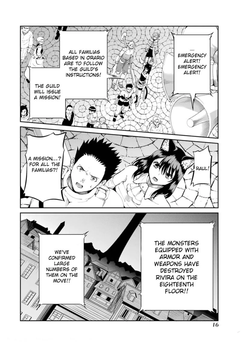 Dungeon ni Deai wo Motomeru no wa Machigatte Iru Darou ka Gaiden - Sword Oratoria Chapter 79 page 16