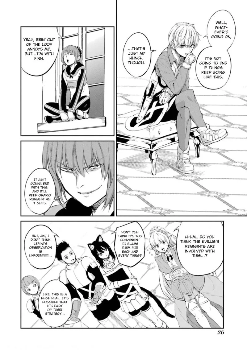 Dungeon ni Deai wo Motomeru no wa Machigatte Iru Darou ka Gaiden - Sword Oratoria Chapter 79 page 26