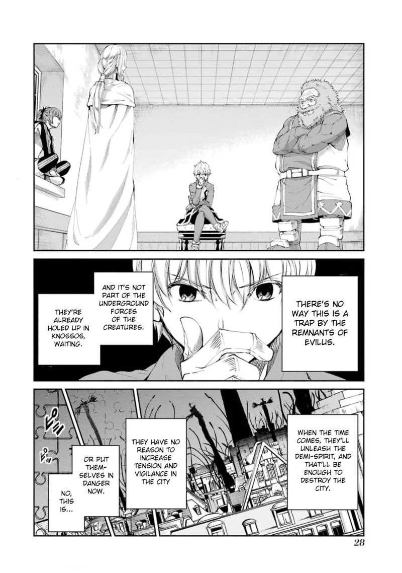 Dungeon ni Deai wo Motomeru no wa Machigatte Iru Darou ka Gaiden - Sword Oratoria Chapter 79 page 28