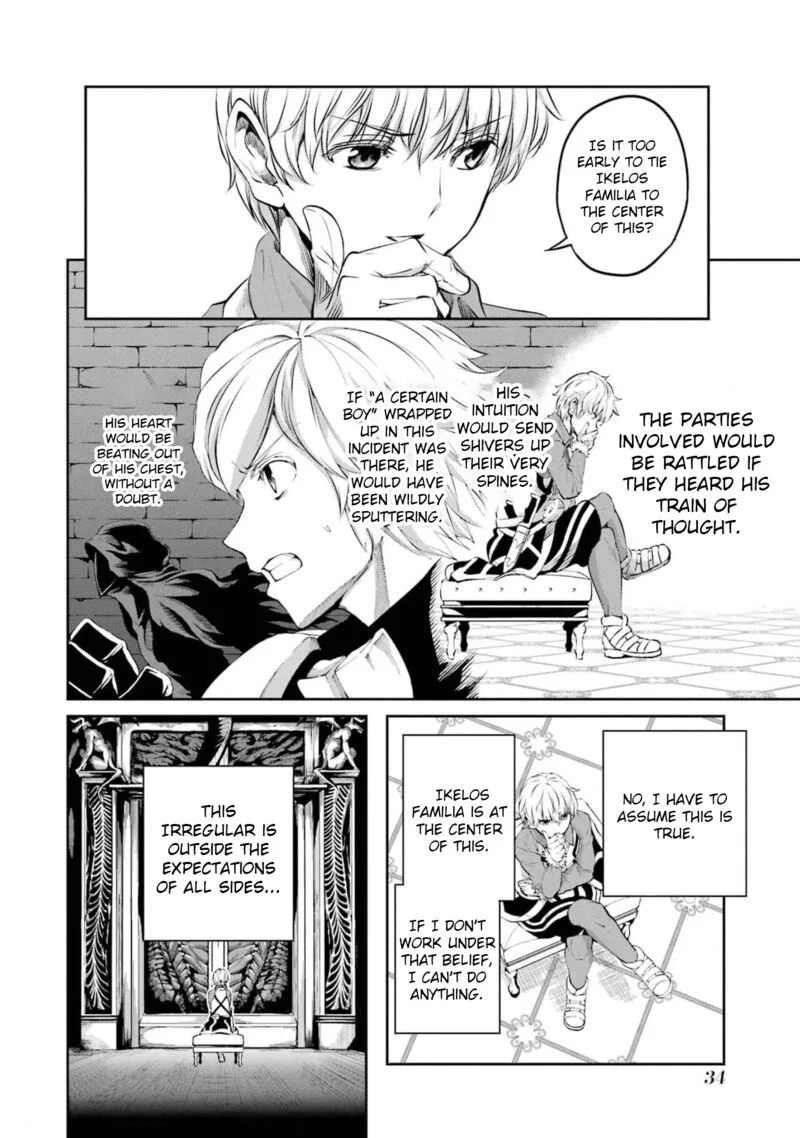 Dungeon ni Deai wo Motomeru no wa Machigatte Iru Darou ka Gaiden - Sword Oratoria Chapter 79 page 33