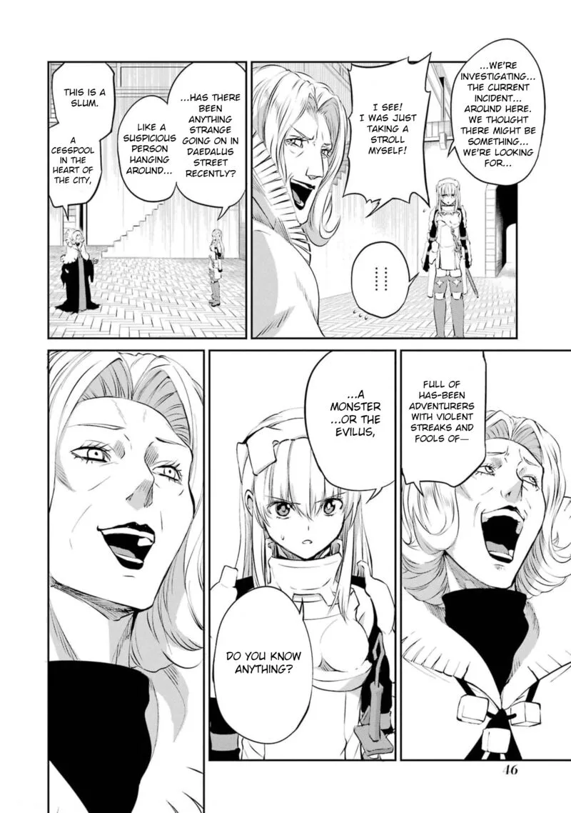 Dungeon ni Deai wo Motomeru no wa Machigatte Iru Darou ka Gaiden - Sword Oratoria Chapter 79 page 44