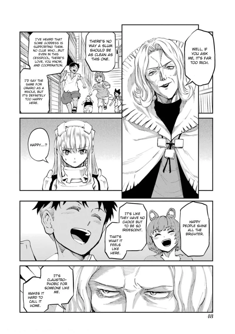 Dungeon ni Deai wo Motomeru no wa Machigatte Iru Darou ka Gaiden - Sword Oratoria Chapter 79 page 46