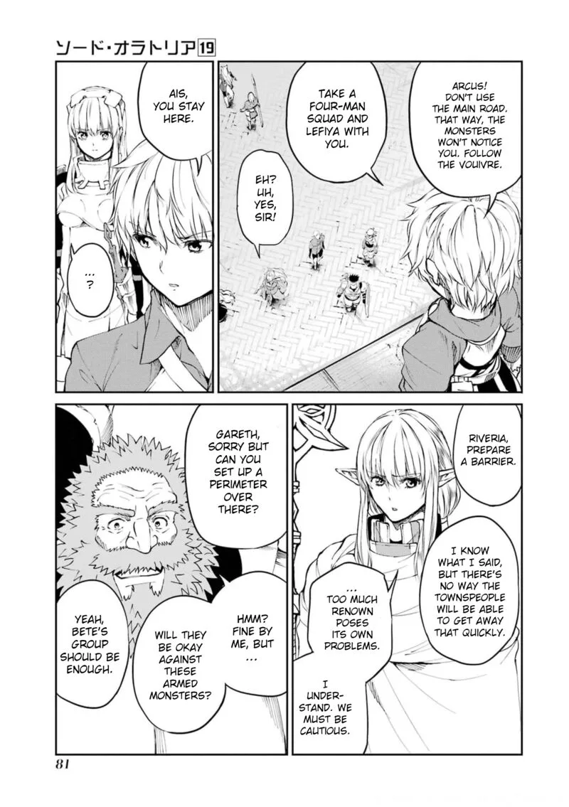 Dungeon ni Deai wo Motomeru no wa Machigatte Iru Darou ka Gaiden - Sword Oratoria Chapter 80 page 28