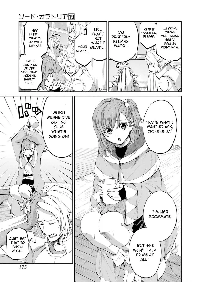 Dungeon ni Deai wo Motomeru no wa Machigatte Iru Darou ka Gaiden - Sword Oratoria Chapter 82 page 23