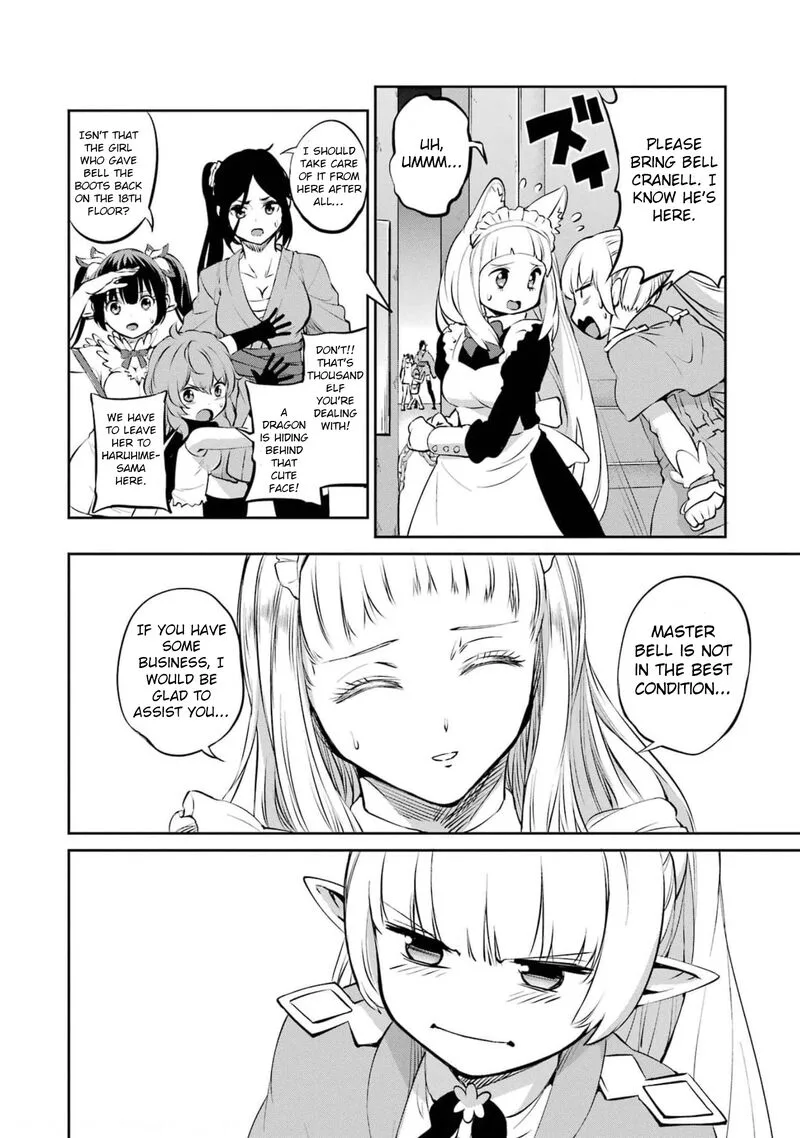 Dungeon ni Deai wo Motomeru no wa Machigatte Iru Darou ka Gaiden - Sword Oratoria Chapter 82 page 28