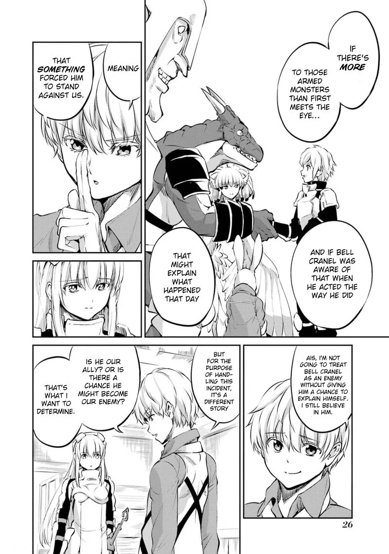 Dungeon ni Deai wo Motomeru no wa Machigatte Iru Darou ka Gaiden - Sword Oratoria Chapter 83 page 28