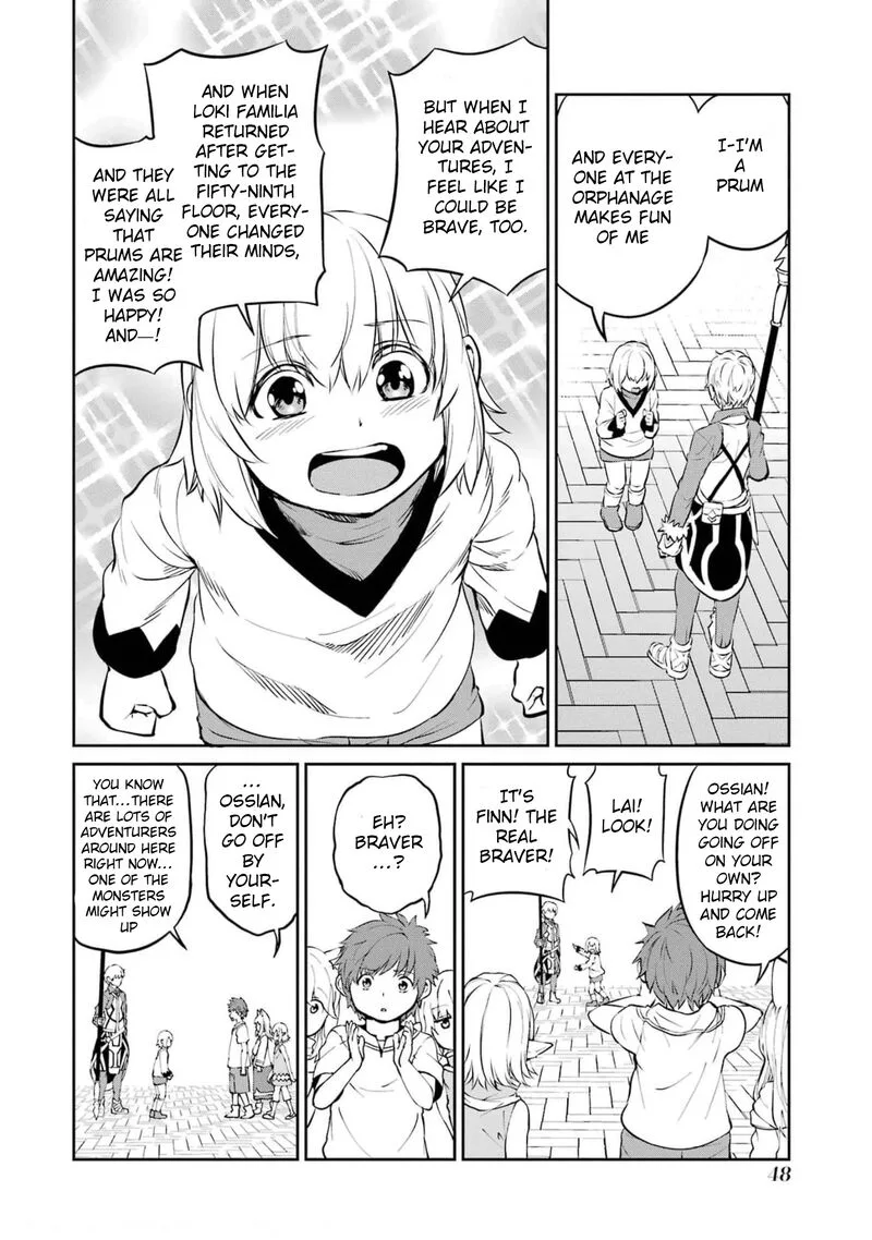 Dungeon ni Deai wo Motomeru no wa Machigatte Iru Darou ka Gaiden - Sword Oratoria Chapter 83 page 50