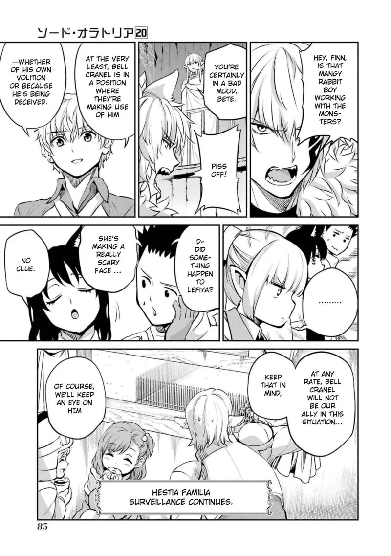 Dungeon ni Deai wo Motomeru no wa Machigatte Iru Darou ka Gaiden - Sword Oratoria Chapter 84 page 29