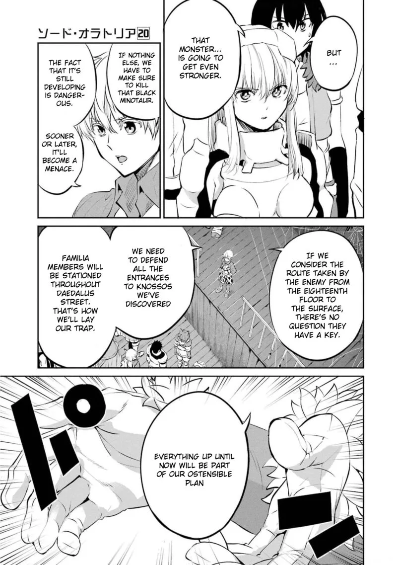Dungeon ni Deai wo Motomeru no wa Machigatte Iru Darou ka Gaiden - Sword Oratoria Chapter 84 page 33