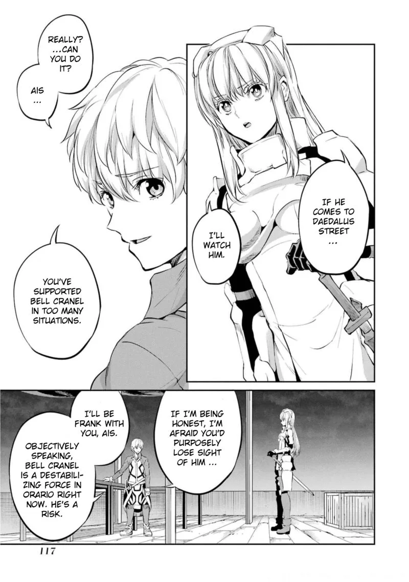 Dungeon ni Deai wo Motomeru no wa Machigatte Iru Darou ka Gaiden - Sword Oratoria Chapter 85 page 11
