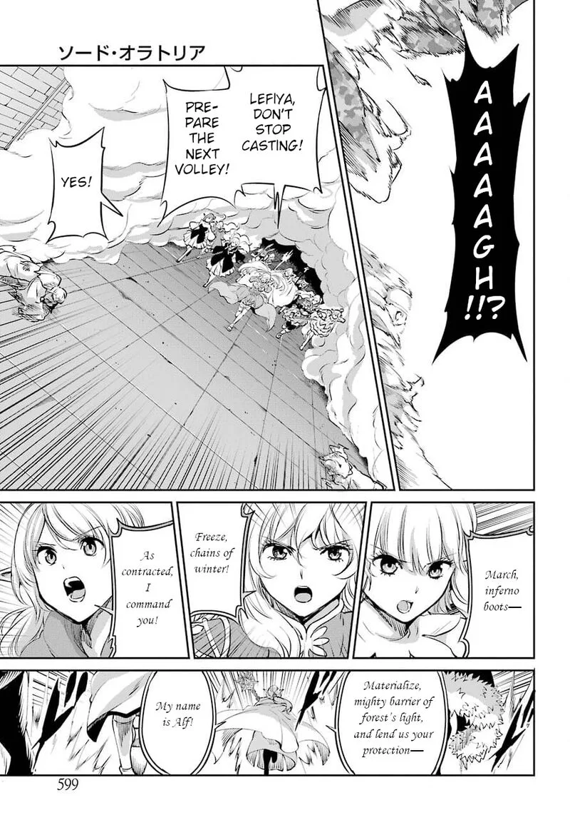 Dungeon ni Deai wo Motomeru no wa Machigatte Iru Darou ka Gaiden - Sword Oratoria Chapter 88 page 40