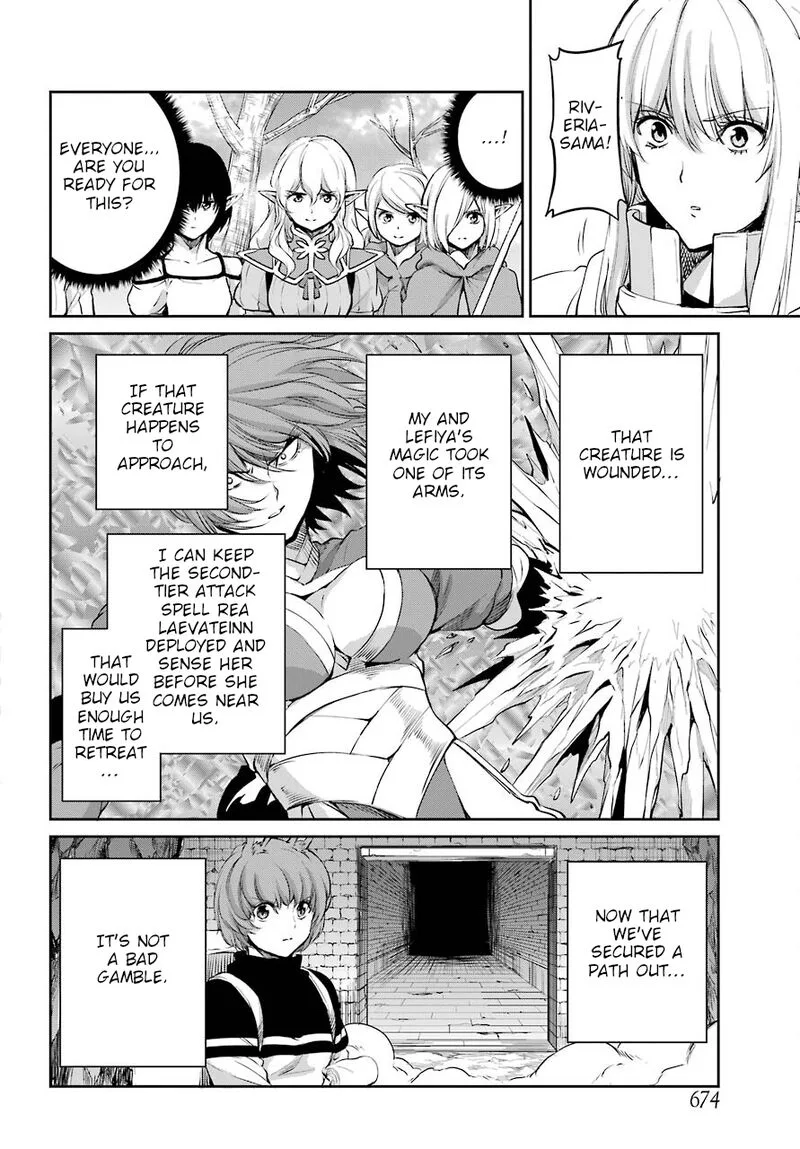 Dungeon ni Deai wo Motomeru no wa Machigatte Iru Darou ka Gaiden - Sword Oratoria Chapter 89 page 29