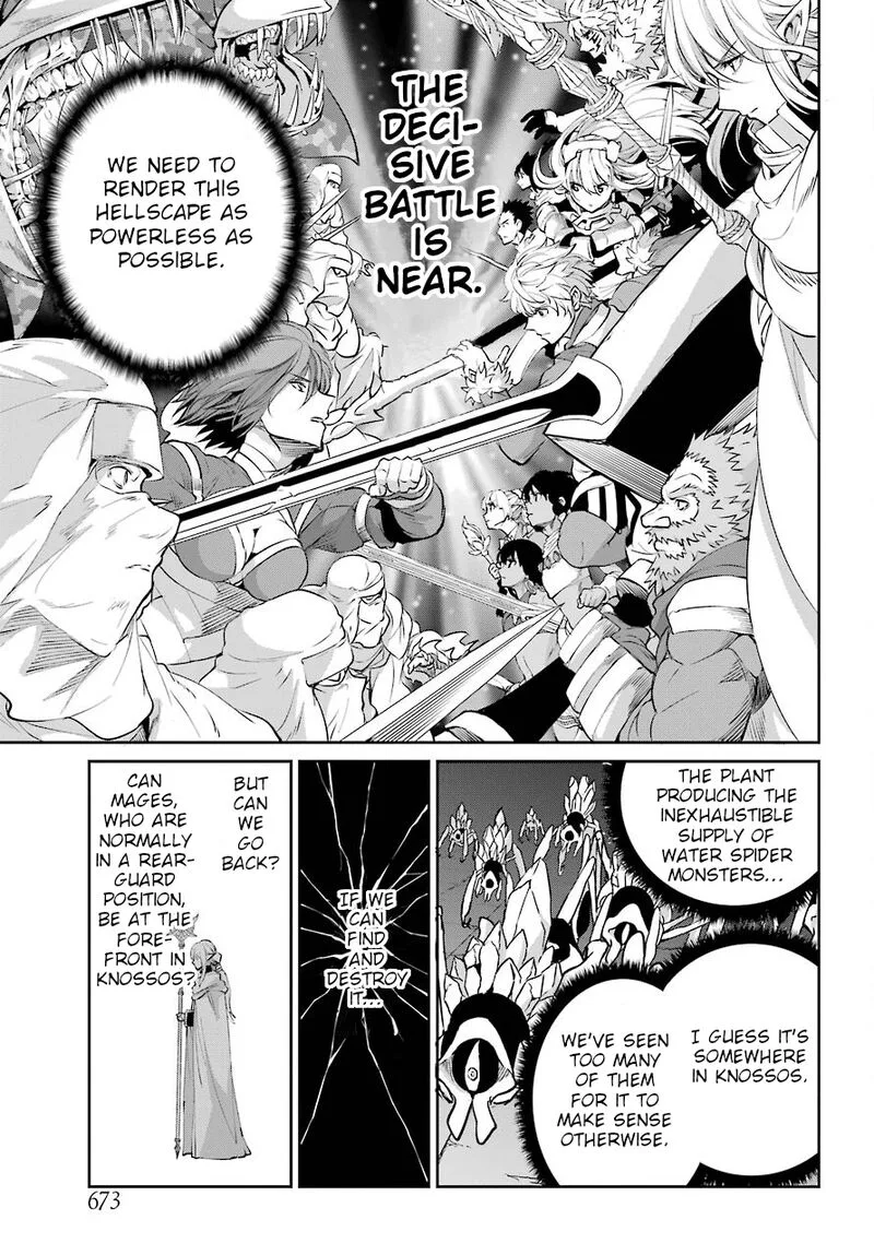 Dungeon ni Deai wo Motomeru no wa Machigatte Iru Darou ka Gaiden - Sword Oratoria Chapter 89 page 28