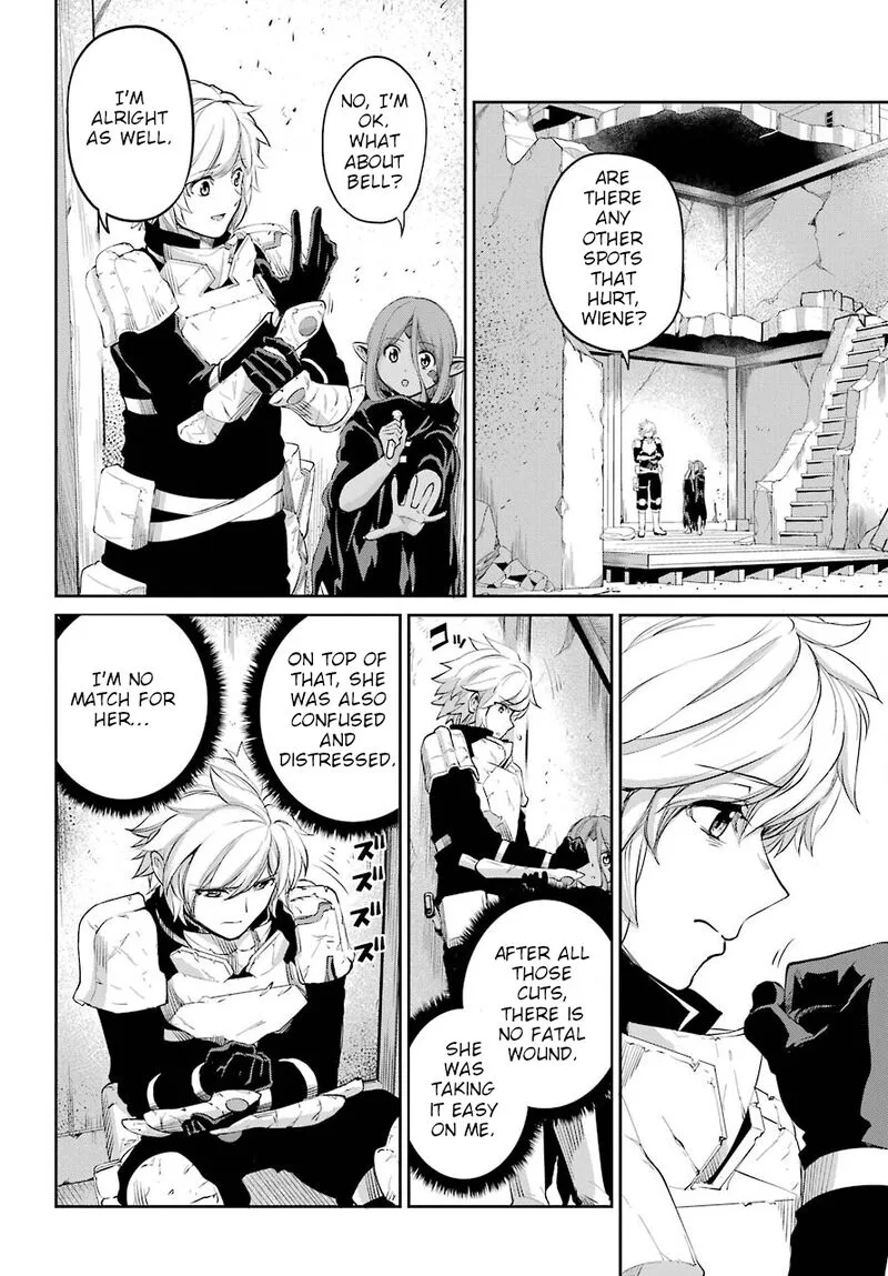 Dungeon ni Deai wo Motomeru no wa Machigatte Iru Darou ka Gaiden - Sword Oratoria Chapter 91 page 36