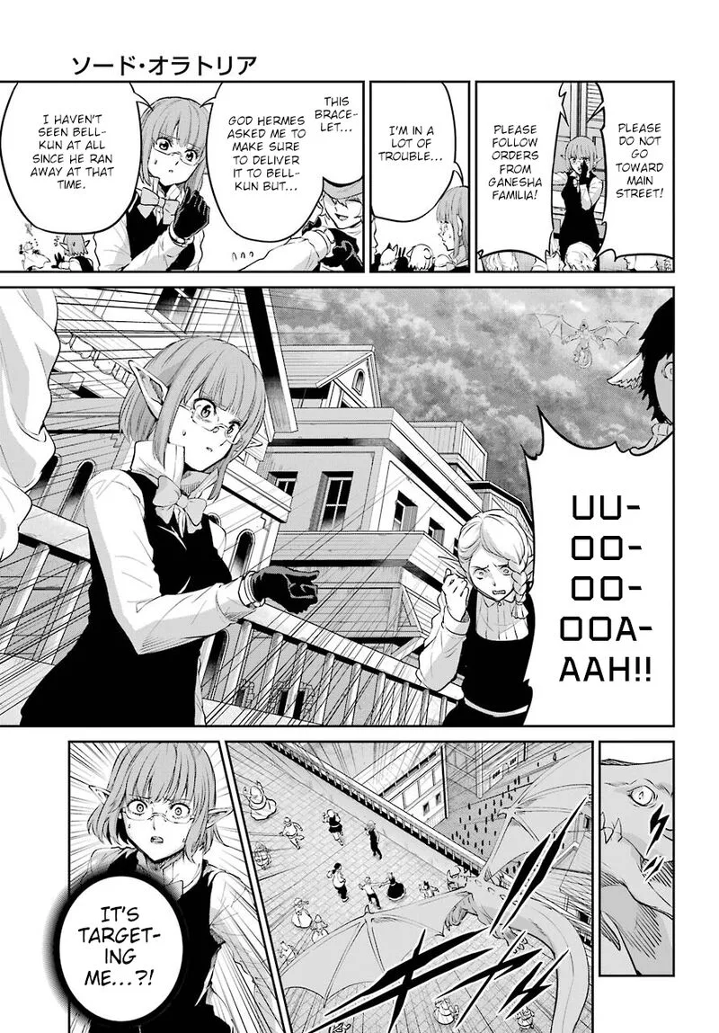 Dungeon ni Deai wo Motomeru no wa Machigatte Iru Darou ka Gaiden - Sword Oratoria Chapter 92 page 21