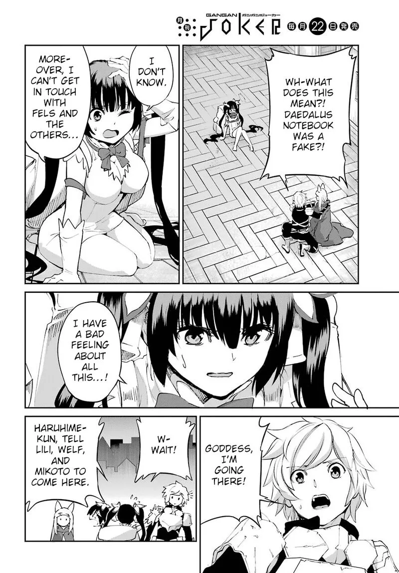 Dungeon ni Deai wo Motomeru no wa Machigatte Iru Darou ka Gaiden - Sword Oratoria Chapter 92 page 12