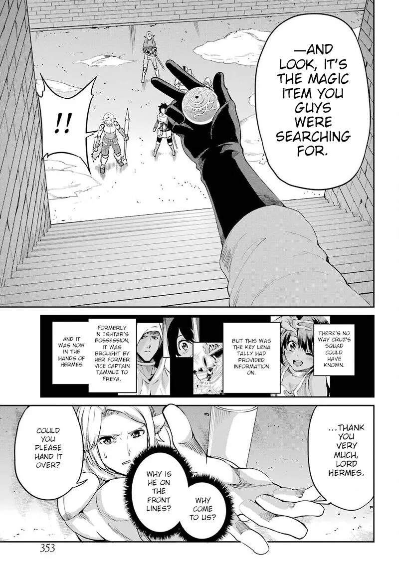 Dungeon ni Deai wo Motomeru no wa Machigatte Iru Darou ka Gaiden - Sword Oratoria Chapter 92 page 3