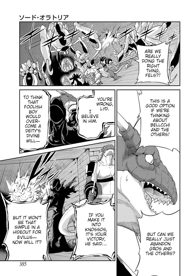 Dungeon ni Deai wo Motomeru no wa Machigatte Iru Darou ka Gaiden - Sword Oratoria Chapter 92 page 35