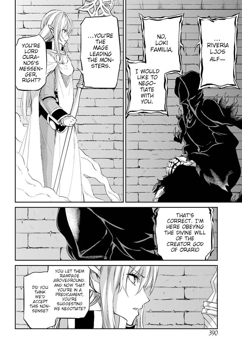 Dungeon ni Deai wo Motomeru no wa Machigatte Iru Darou ka Gaiden - Sword Oratoria Chapter 92 page 40
