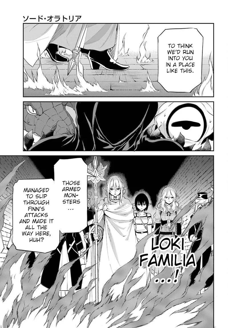 Dungeon ni Deai wo Motomeru no wa Machigatte Iru Darou ka Gaiden - Sword Oratoria Chapter 92 page 39