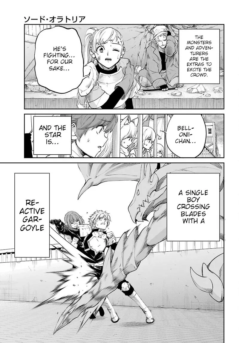Dungeon ni Deai wo Motomeru no wa Machigatte Iru Darou ka Gaiden - Sword Oratoria Chapter 93 page 7