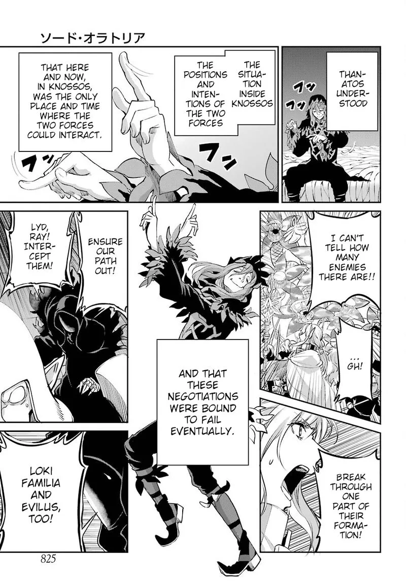Dungeon ni Deai wo Motomeru no wa Machigatte Iru Darou ka Gaiden - Sword Oratoria Chapter 93 page 23