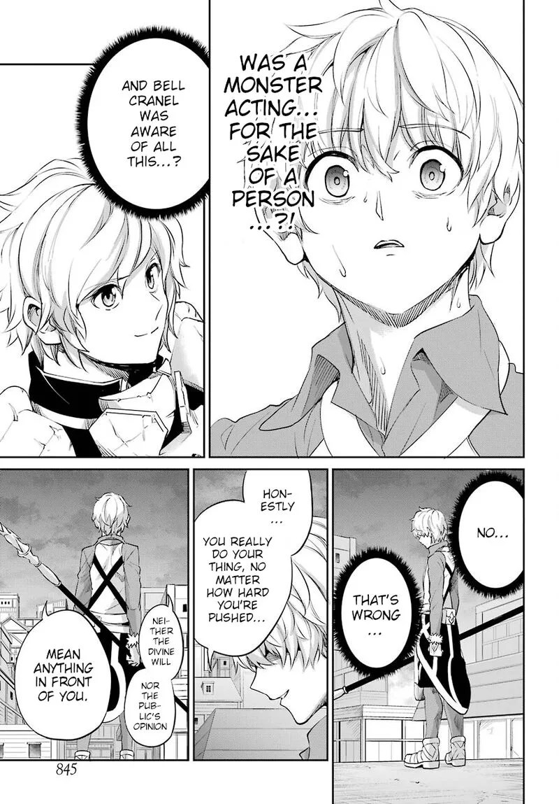 Dungeon ni Deai wo Motomeru no wa Machigatte Iru Darou ka Gaiden - Sword Oratoria Chapter 93 page 41