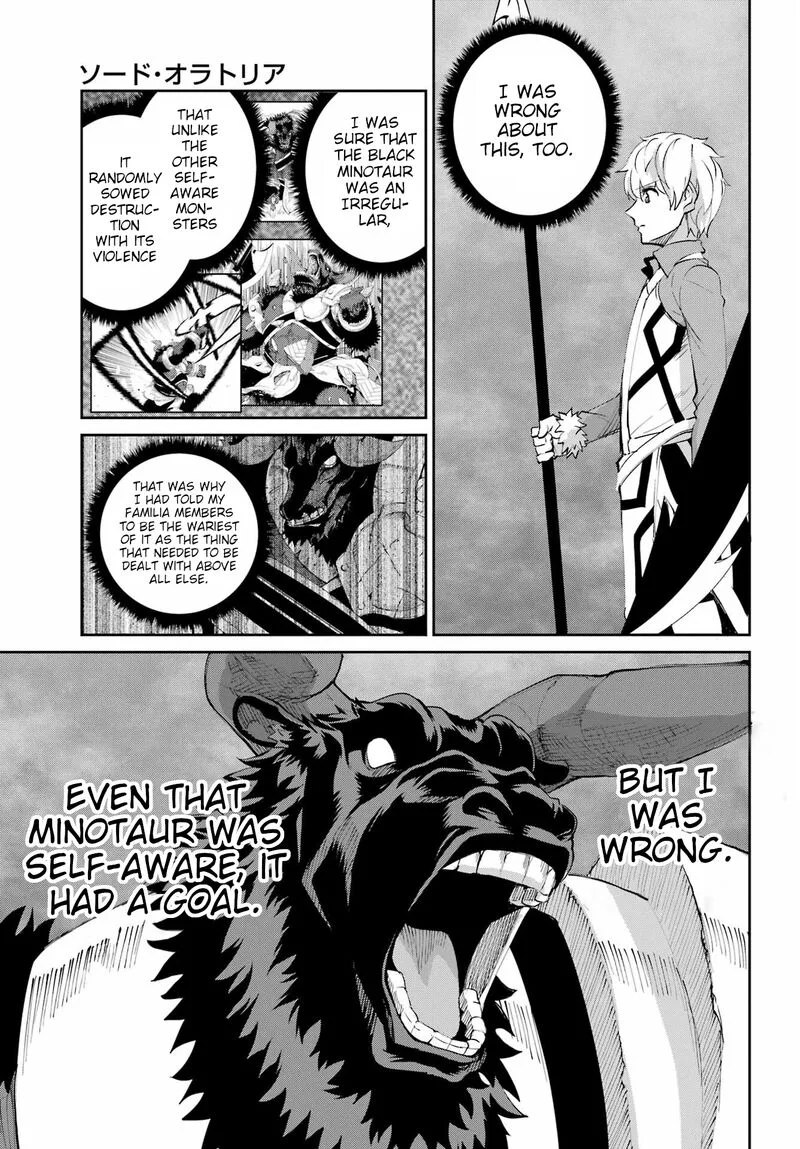 Dungeon ni Deai wo Motomeru no wa Machigatte Iru Darou ka Gaiden - Sword Oratoria Chapter 94 page 43