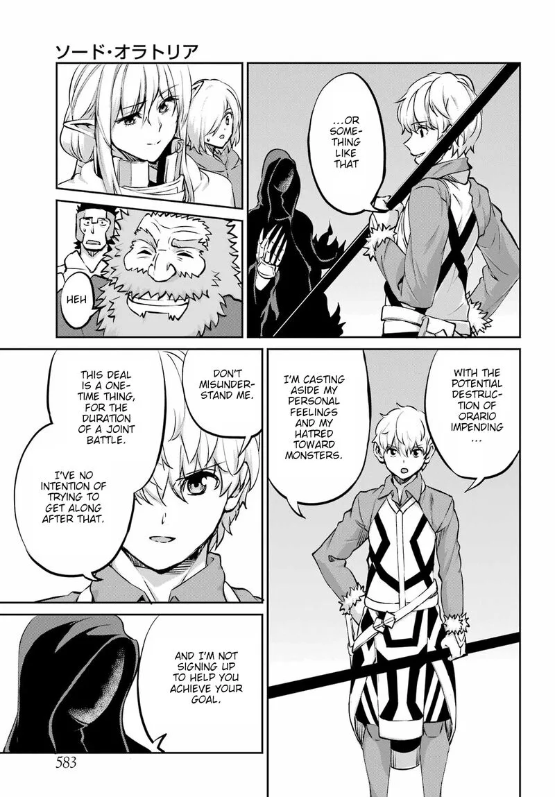 Dungeon ni Deai wo Motomeru no wa Machigatte Iru Darou ka Gaiden - Sword Oratoria Chapter 96 page 38