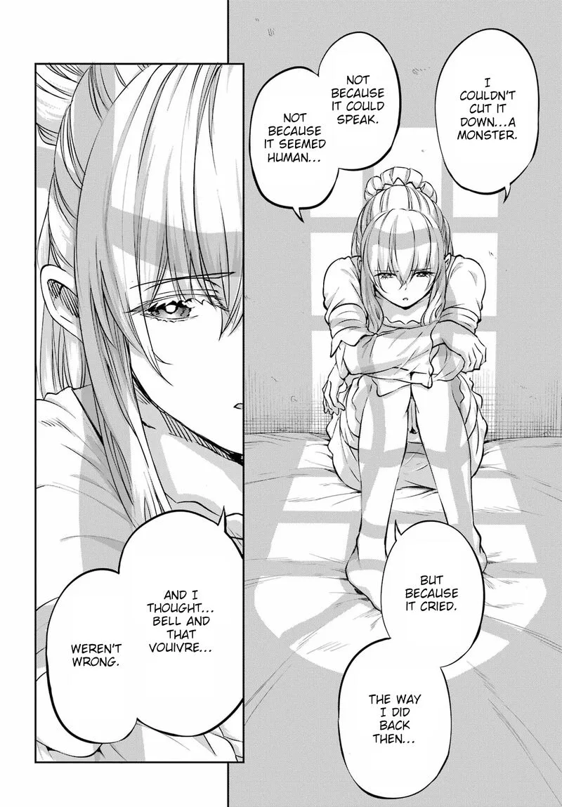 Dungeon ni Deai wo Motomeru no wa Machigatte Iru Darou ka Gaiden - Sword Oratoria Chapter 97 page 38