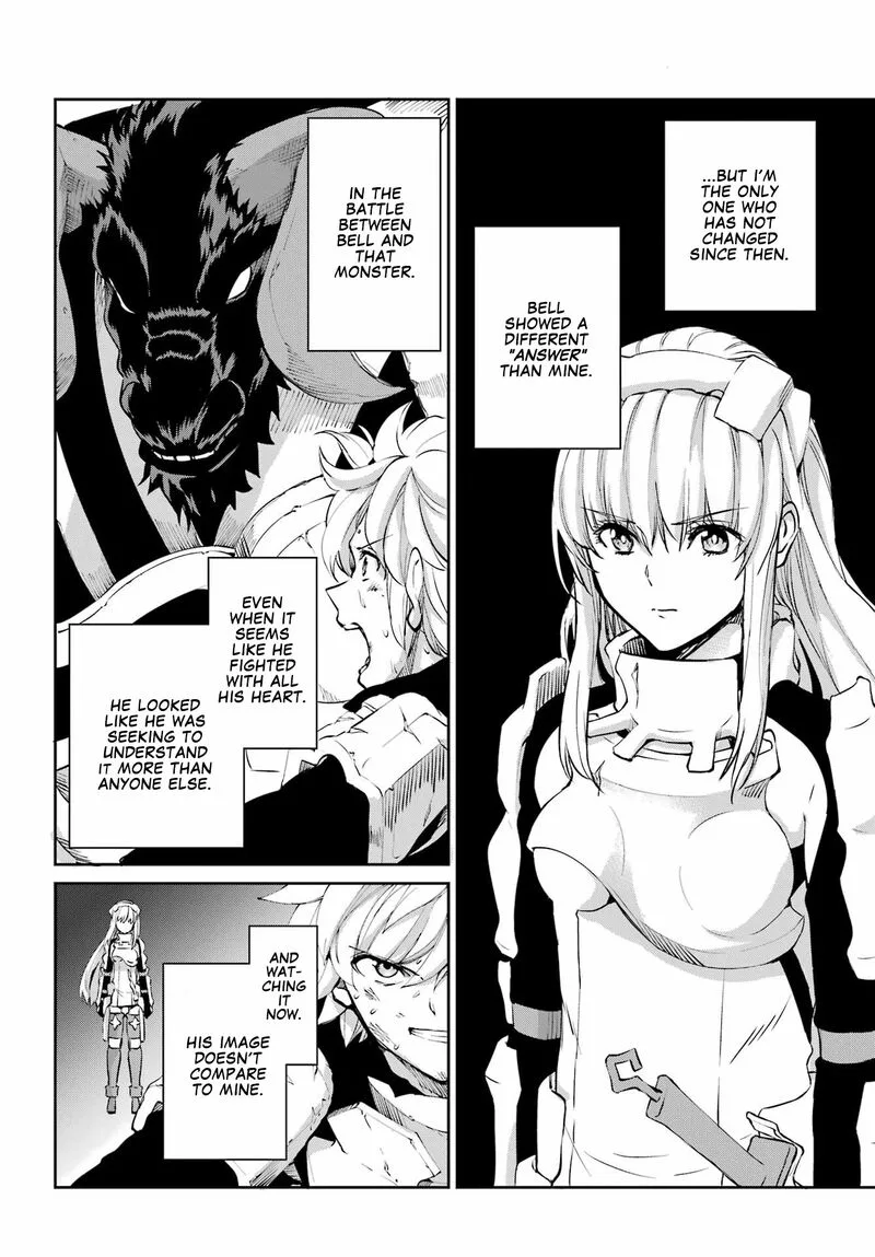 Dungeon ni Deai wo Motomeru no wa Machigatte Iru Darou ka Gaiden - Sword Oratoria Chapter 98 page 3