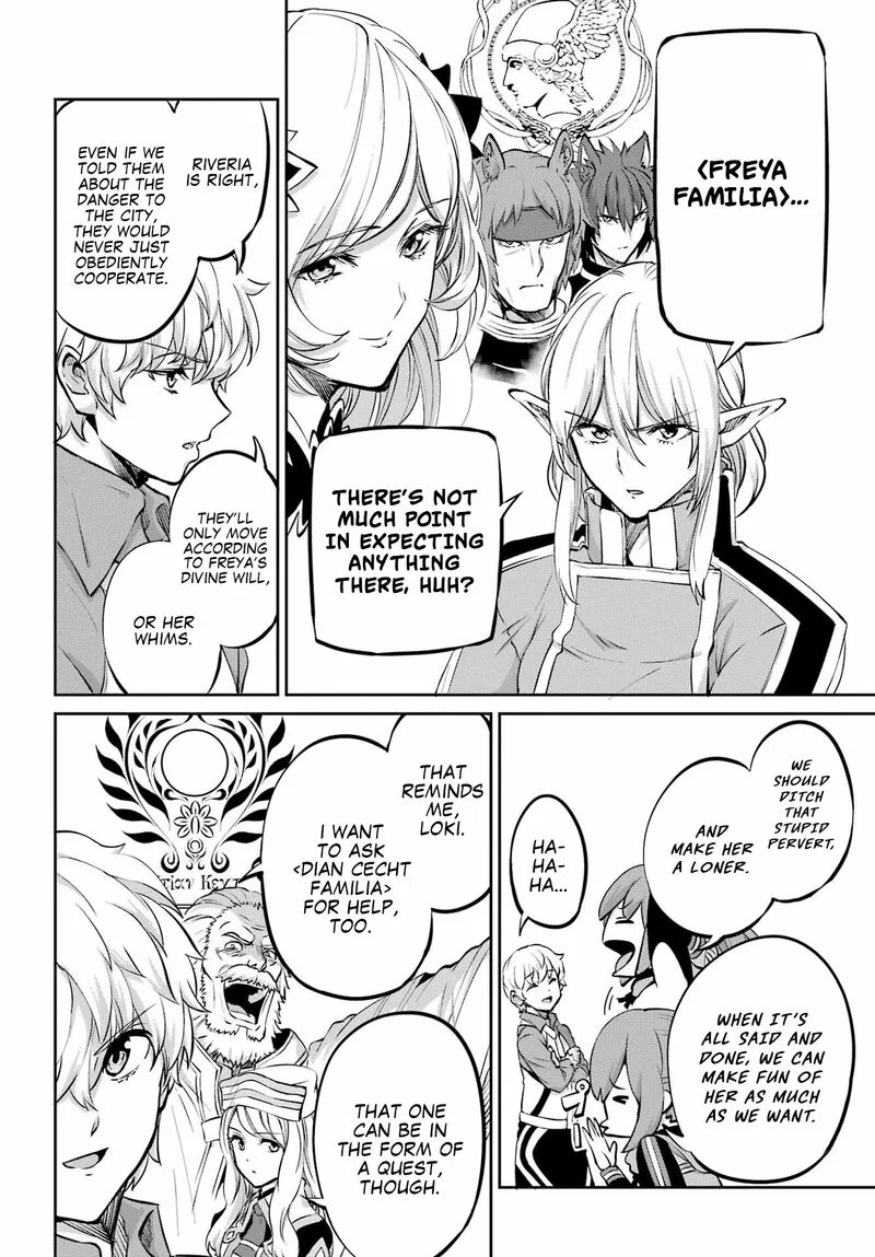 Dungeon ni Deai wo Motomeru no wa Machigatte Iru Darou ka Gaiden - Sword Oratoria Chapter 98 page 43