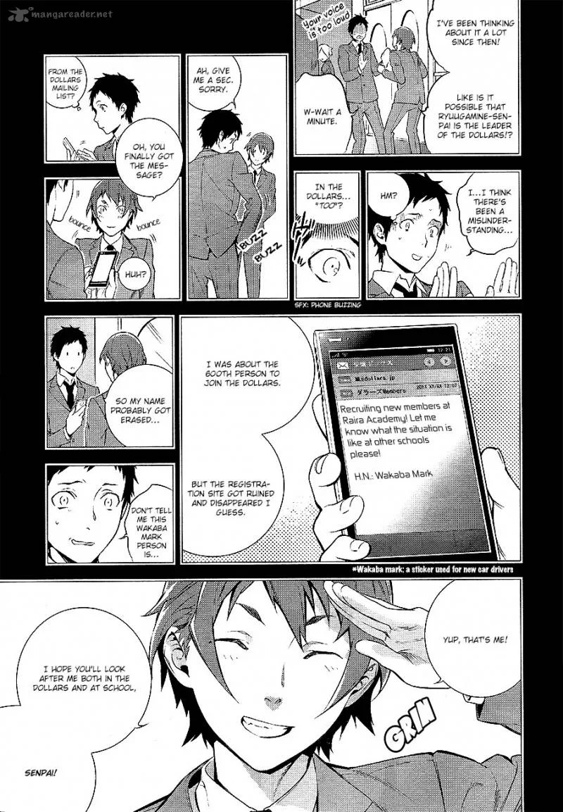Durarara!! - Re; Dollars Hen Chapter 3 page 4