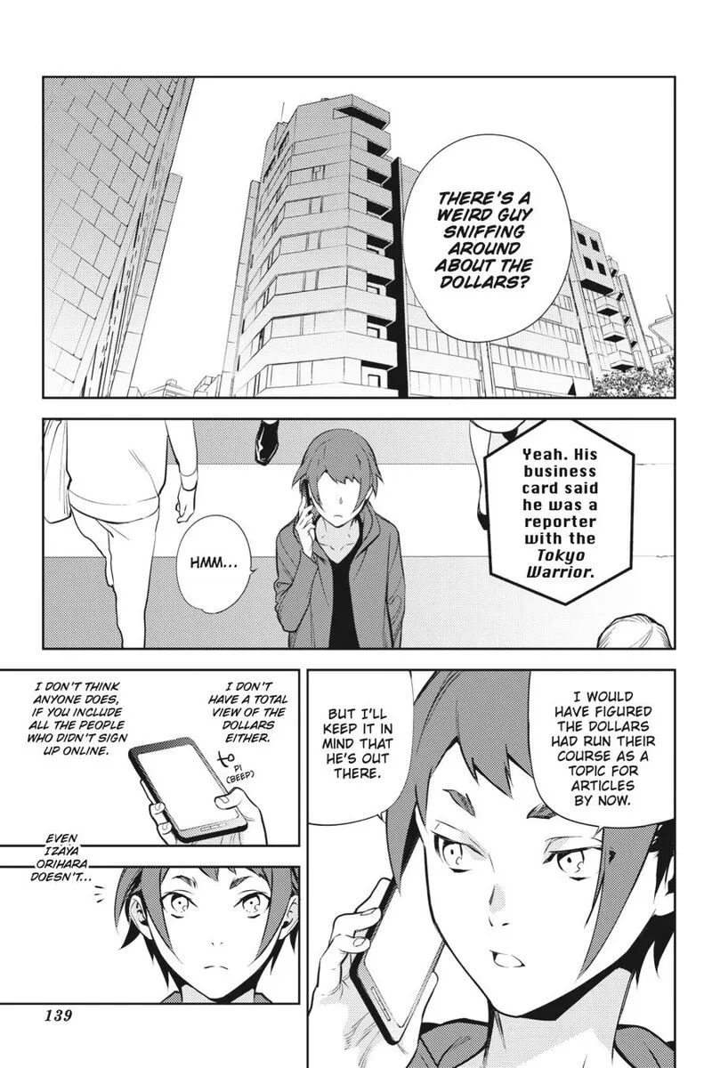 Durarara!! - Re; Dollars Hen Chapter 53 page 7
