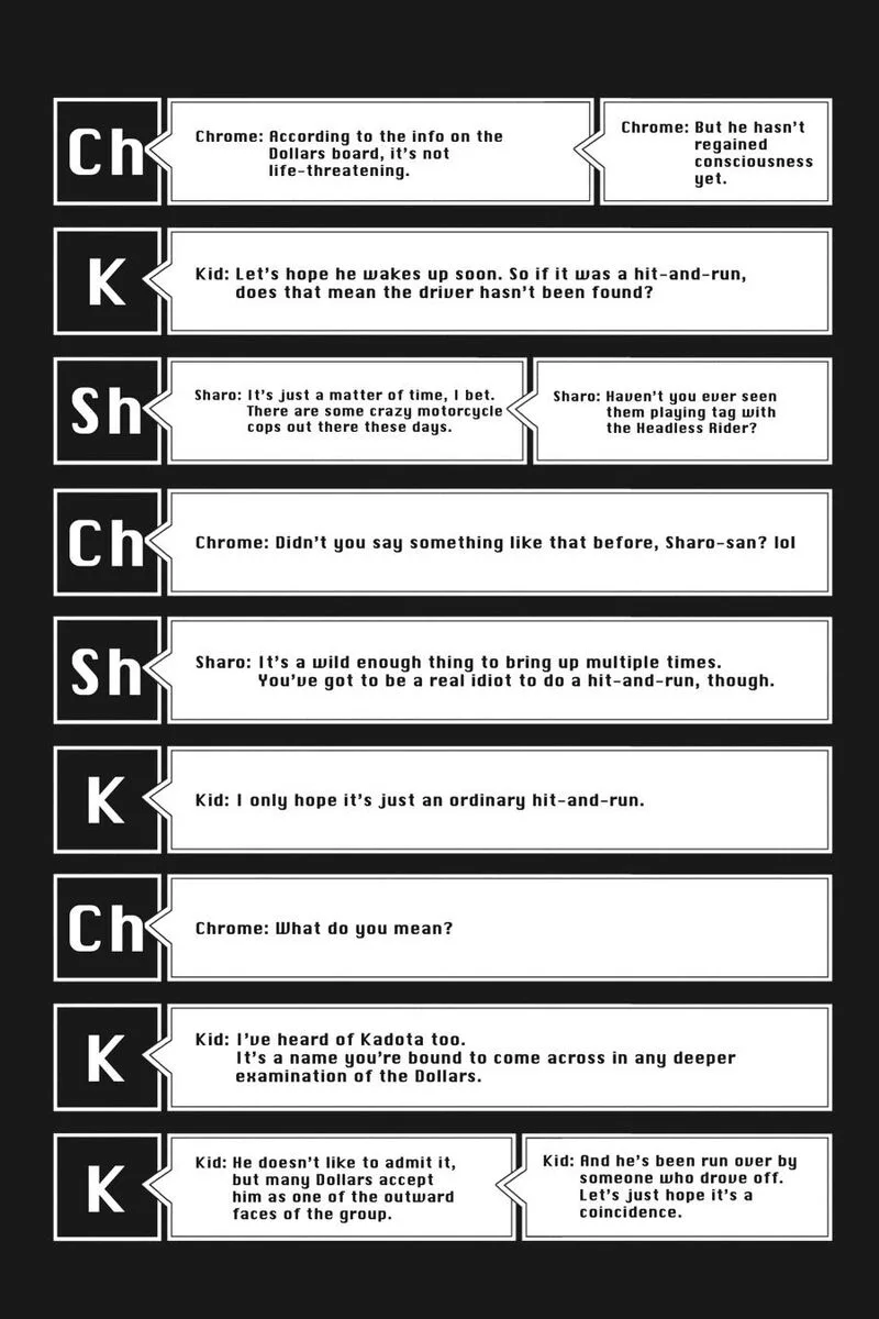 Durarara!! - Re; Dollars Hen Chapter 55 page 9