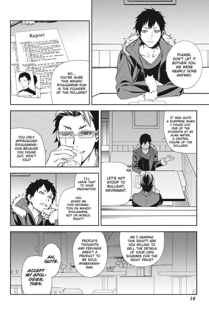 Durarara!! - Re; Dollars Hen Chapter 57 page 2