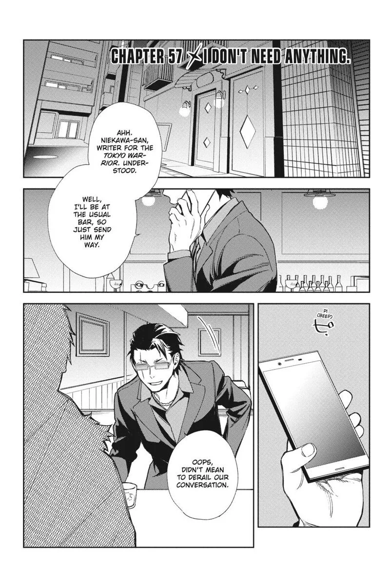 Durarara!! - Re; Dollars Hen Chapter 57 page 1