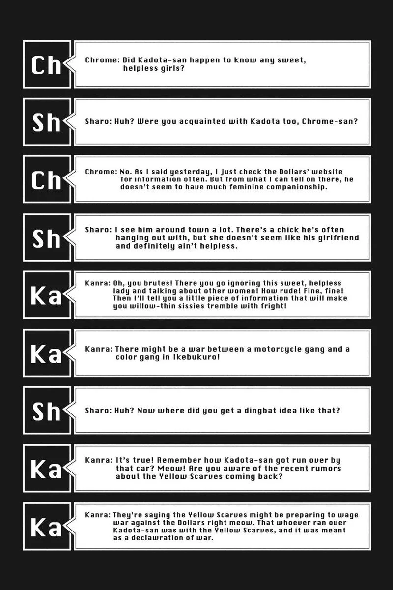 Durarara!! - Re; Dollars Hen Chapter 59 page 11