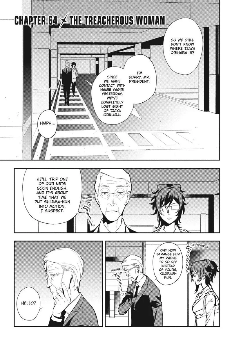 Durarara!! - Re; Dollars Hen Chapter 64 page 1