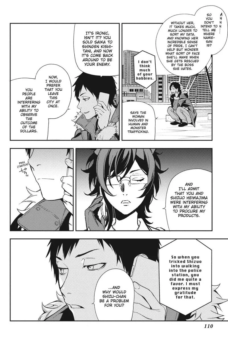 Durarara!! - Re; Dollars Hen Chapter 64 page 8